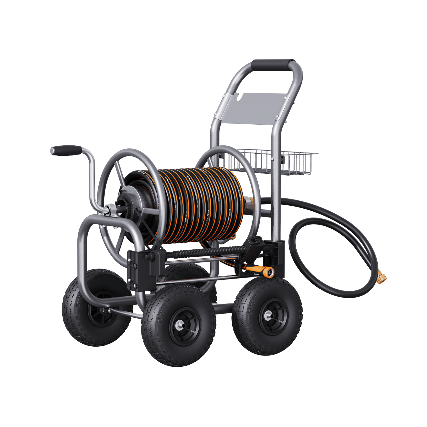 Garden Hose Reel Cart-4 Wheels