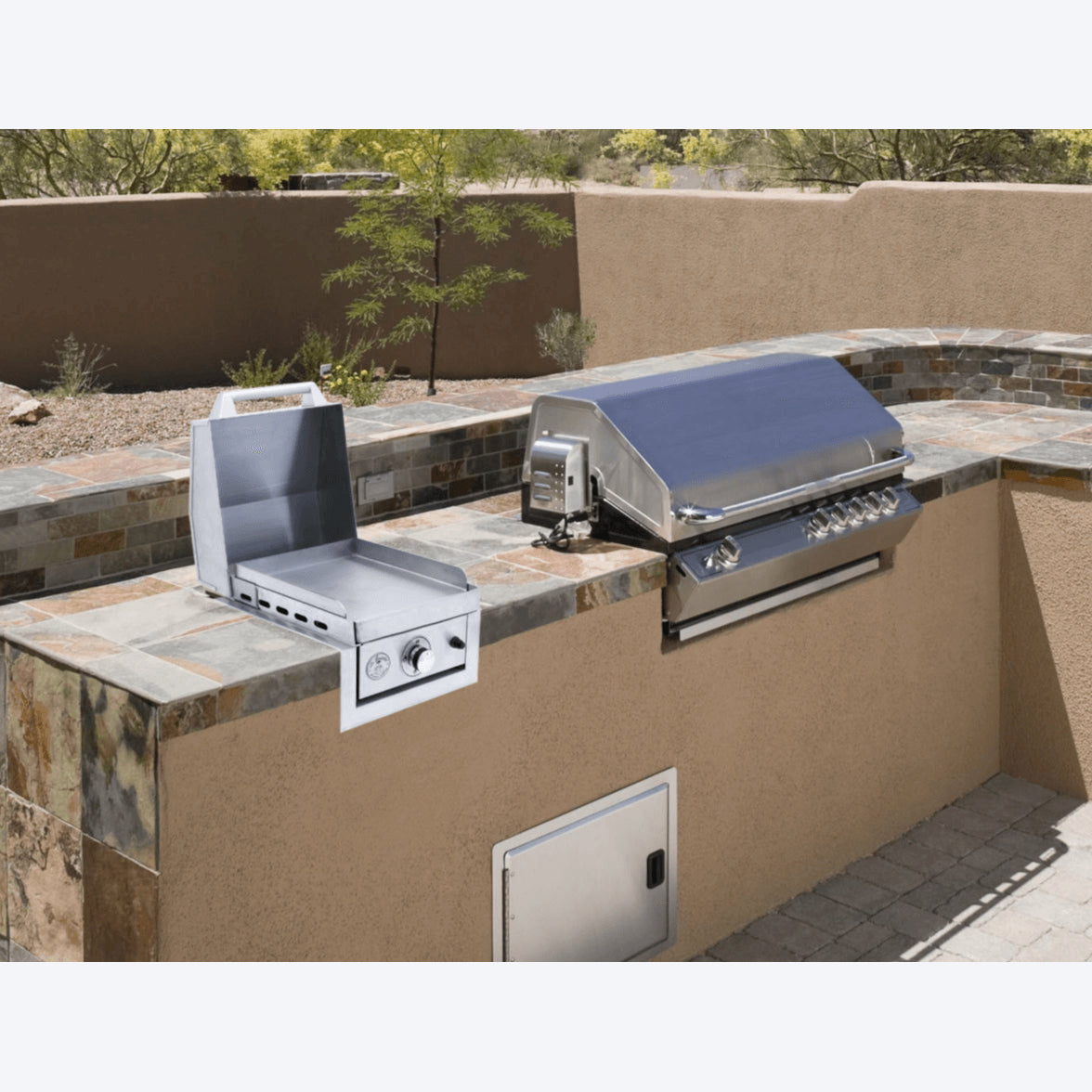 Le Griddle Wee 16-Inch Freestanding Gas Griddle - GFE40CK