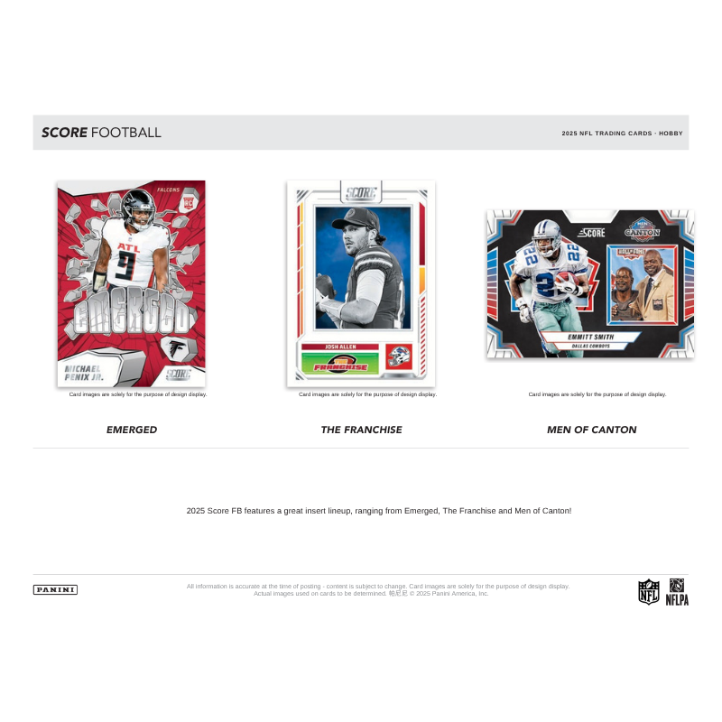 2025 Panini Score Football Hobby Box