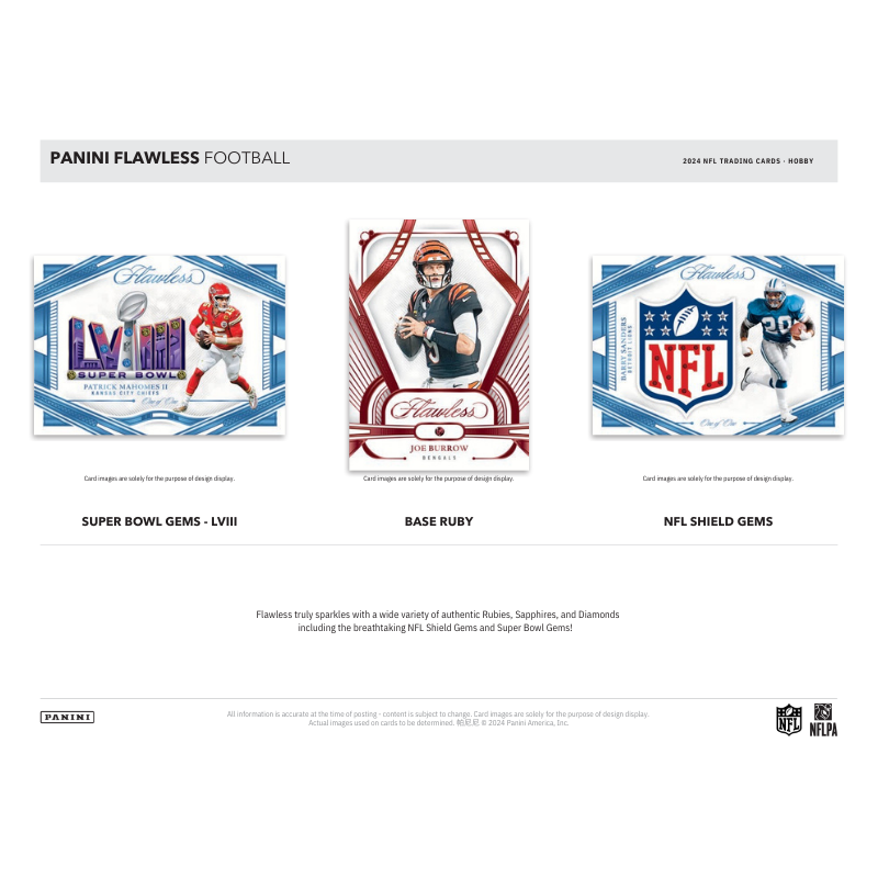 2024 Panini Flawless Football Hobby 2 Box Case