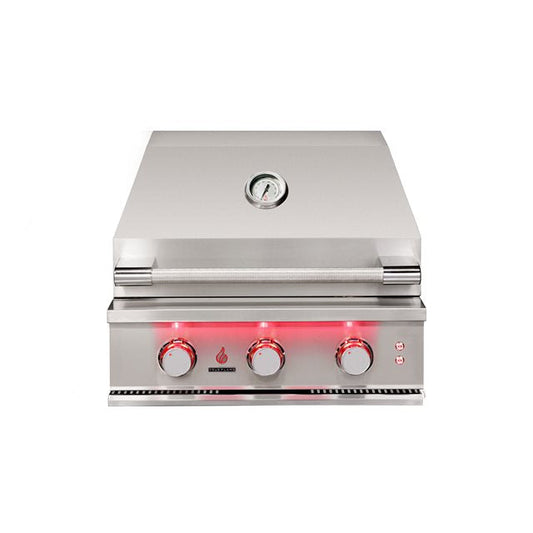 TrueFlame 25-Inch 3-Burner Built-In Gas Grill (TF25-LP/NG)