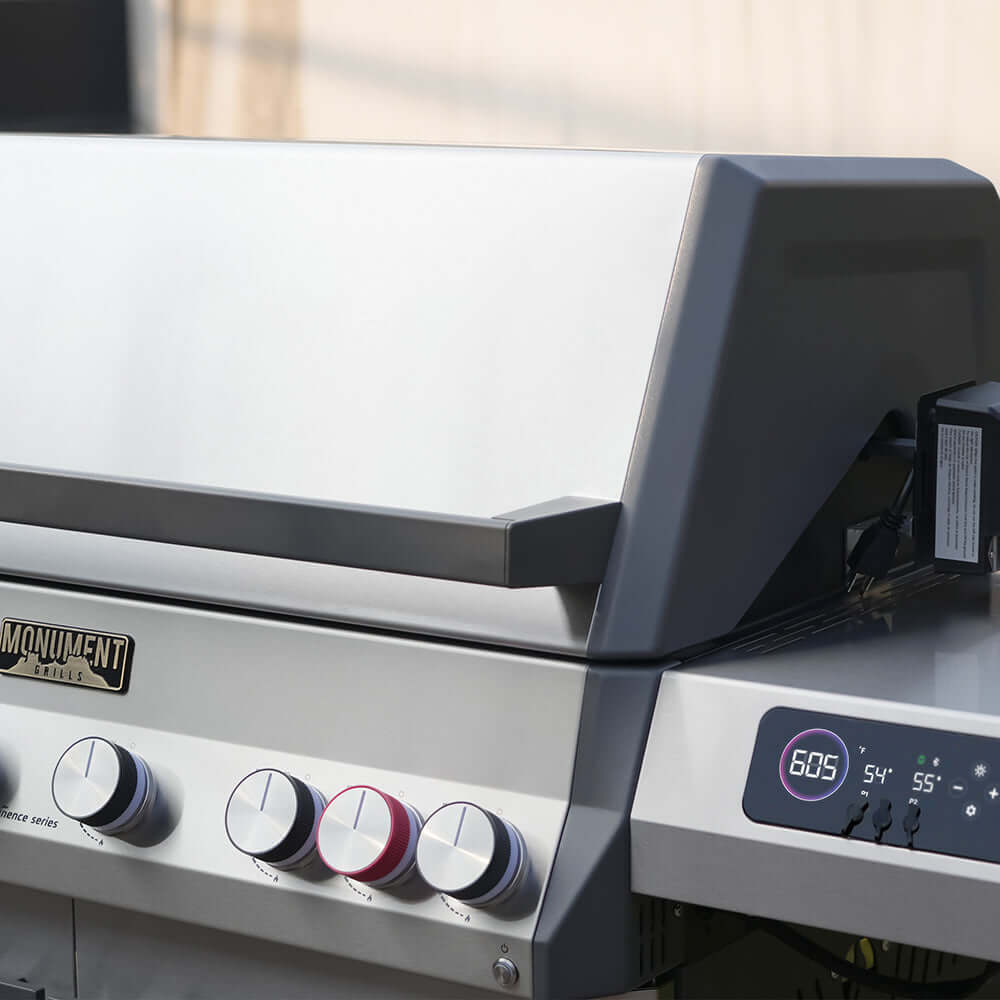 Monument Grills Eminence 605 Series | 6 Burner Advanced Propane Gas Grill in Stainless Steel (Natural Gas Convertible)