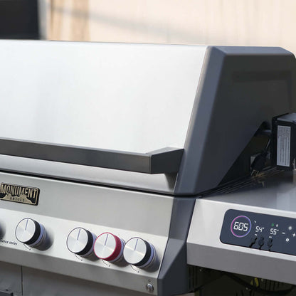 Monument Grills Eminence 605 Series | 6 Burner Advanced Propane Gas Grill in Stainless Steel (Natural Gas Convertible)