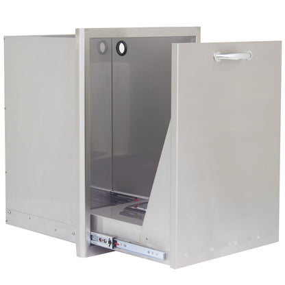 Blaze 18-Inch Roll Out Trash Bin, BLZ-TRLP-DRW