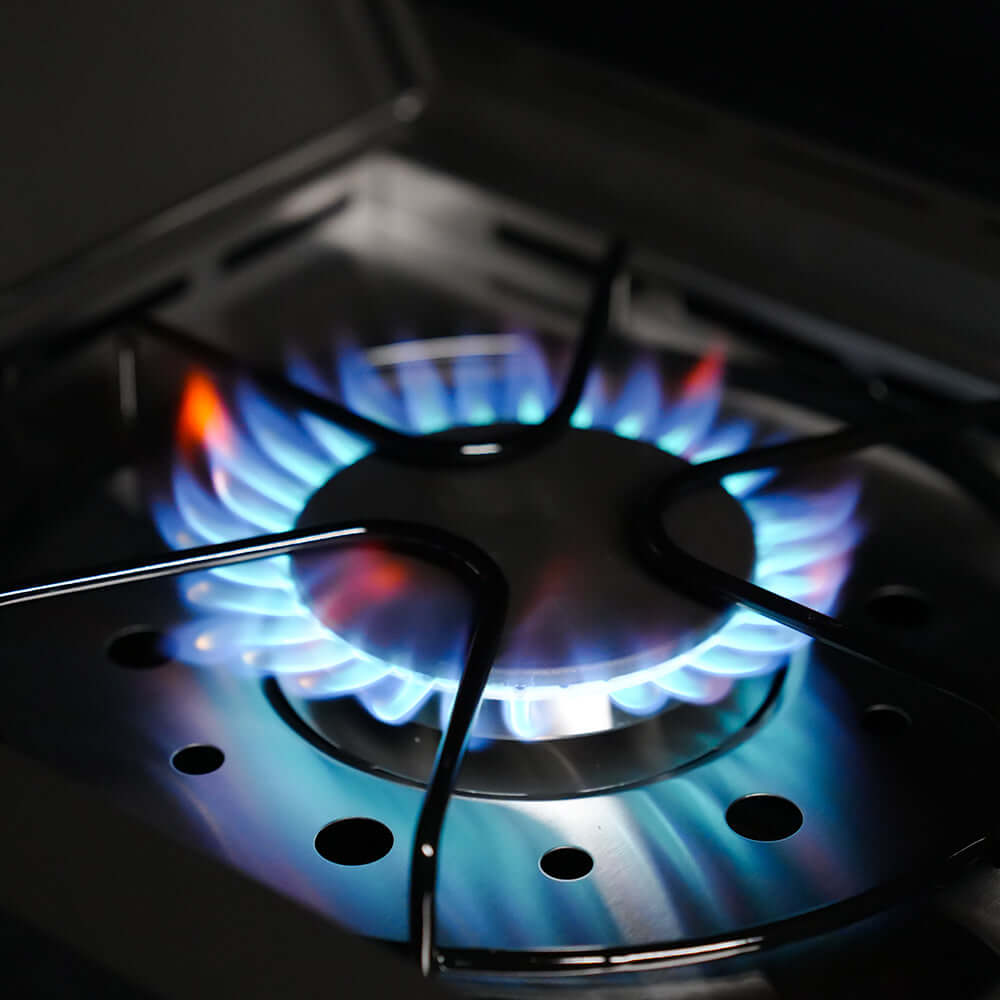 Monument Grills Eminence 425 Series | 4 Burner Fortified Propane Gas Grill in Silky Matte Black