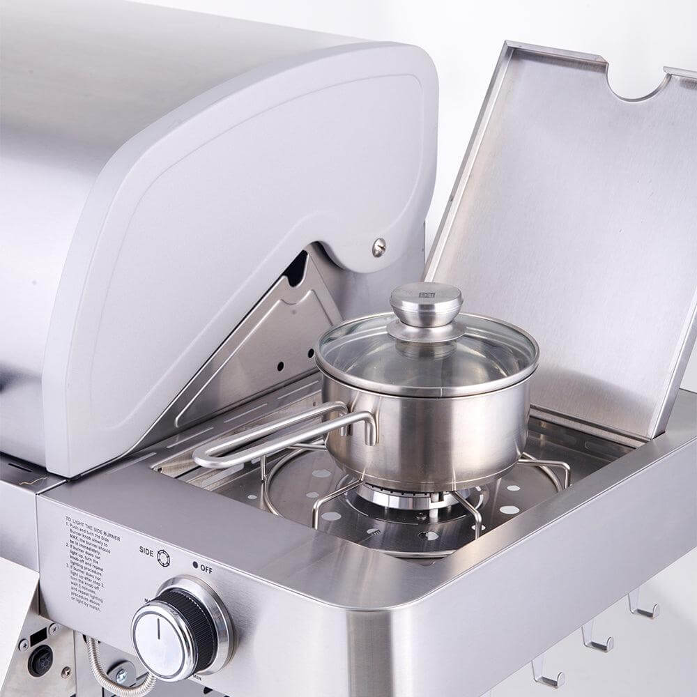 Monument Grills Classic 24367 Series | 4 Burner Propane Gas Grill in Stainless Steel