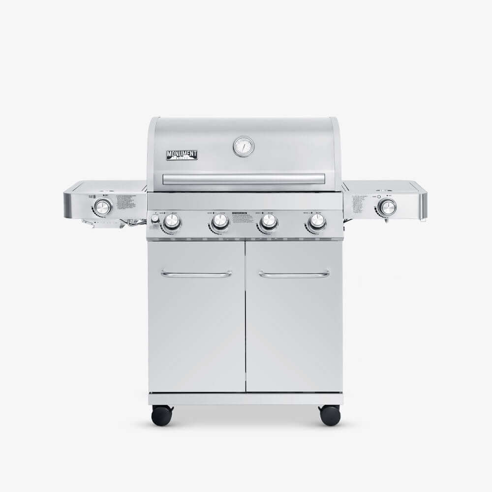 Monument Grills Classic 24367 Series | 4 Burner Propane Gas Grill in Stainless Steel