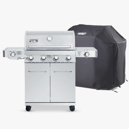 Monument Grills Classic 24367 Series | 4 Burner Propane Gas Grill in Stainless Steel