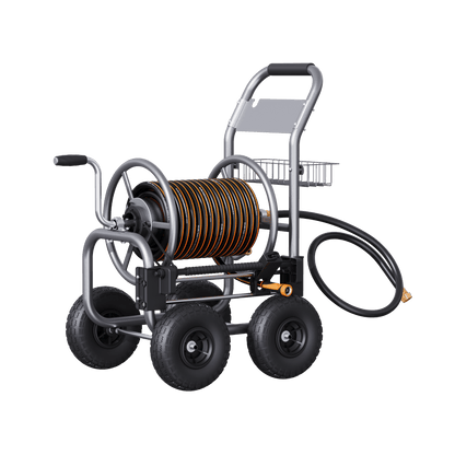 Garden Hose Reel Cart-4 Wheels