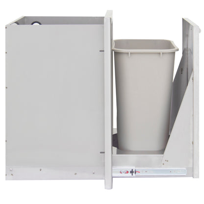 Blaze 18-Inch Roll Out Trash Bin, BLZ-TRLP-DRW