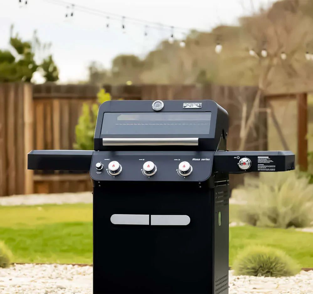 Monument Grills Mesa 325 Series | 3 Burner Propane Gas Grill in Black