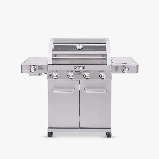 Monument Grills Classic 35633 Series | 4 Burner Propane Gas Grill in Stainless Steel