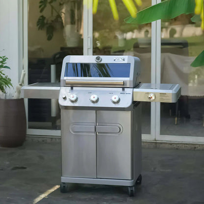 Monument Grills Mesa 305 Series | 3 Burner Propane Gas Grill in Stainless Steel