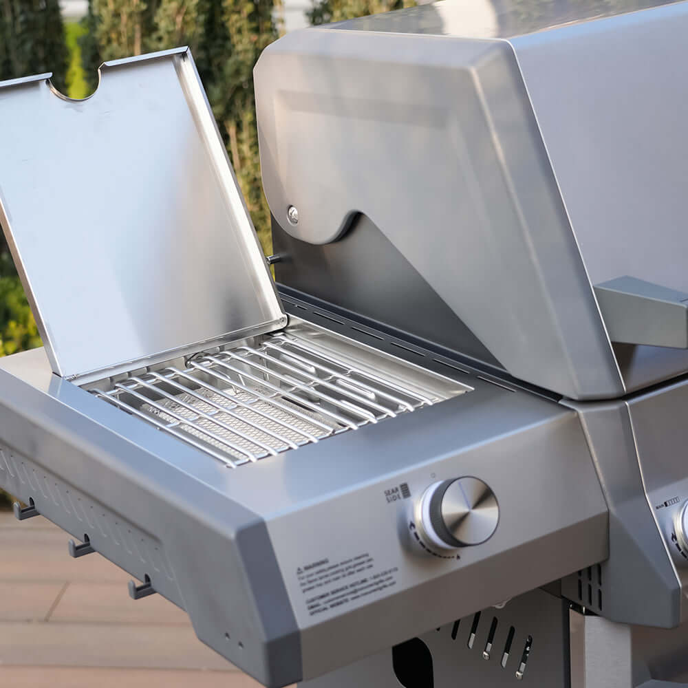 Monument Grills Eminence 605 Series | 6 Burner Advanced Propane Gas Grill in Stainless Steel (Natural Gas Convertible)