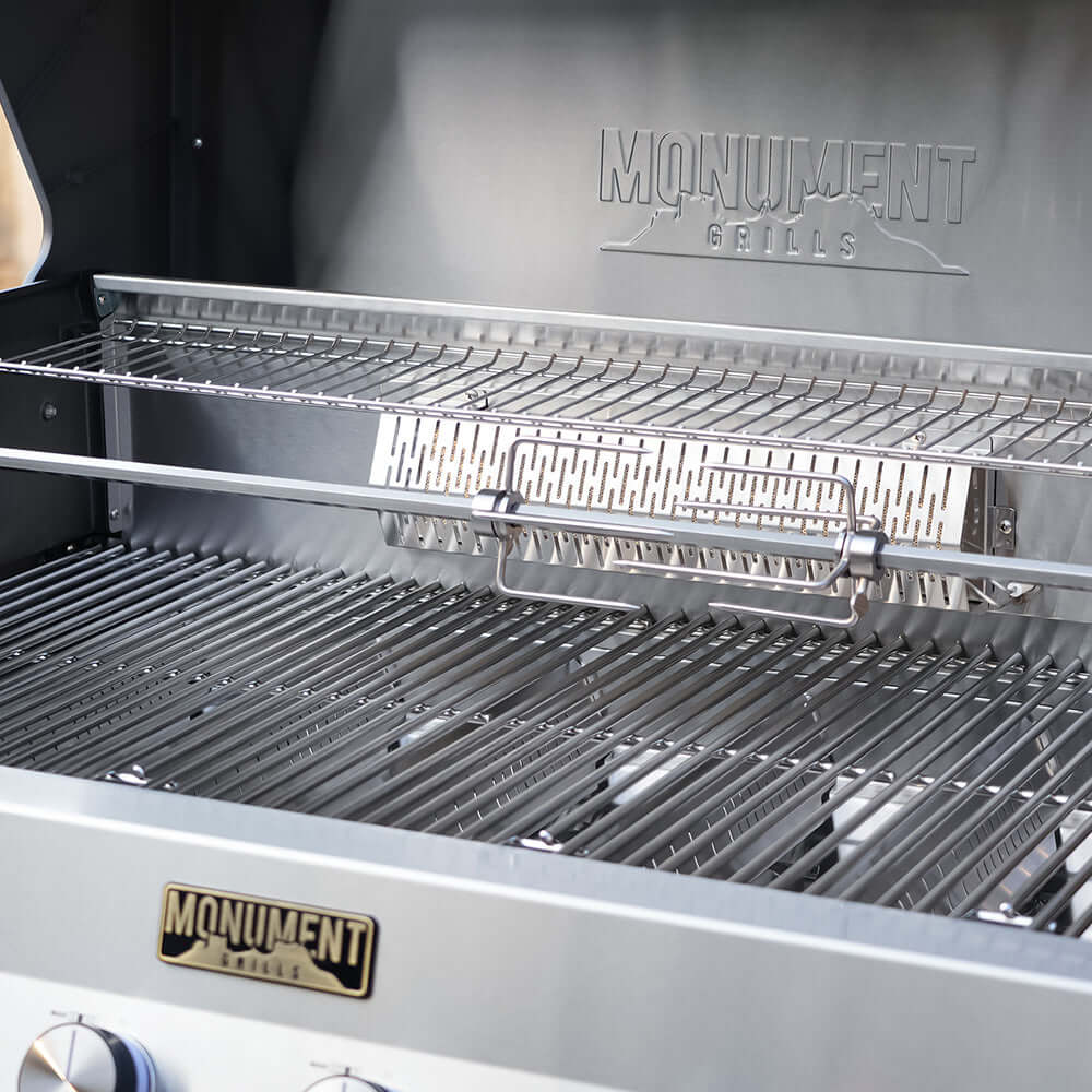 Monument Grills Eminence 605 Series | 6 Burner Advanced Propane Gas Grill in Stainless Steel (Natural Gas Convertible)