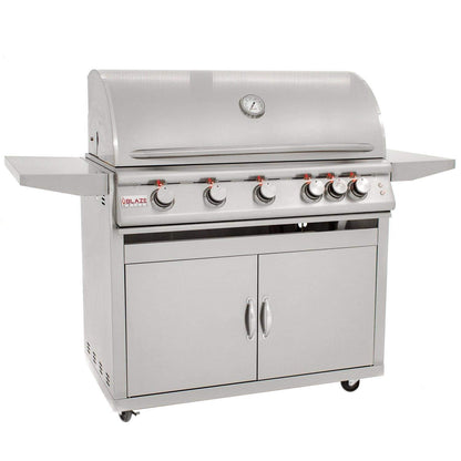 Blaze Professional 40 in., 5 Burner LTE Propane Gas Grill with Grill Cart, AP-BLZ-5LTE2-LP