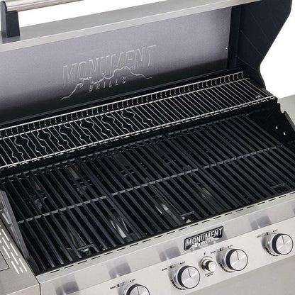 Monument Grills Denali 605 Series | 6 Burner Smart Tech Propane Gas Grill in Stainless Steel (Natural Gas Convertible)