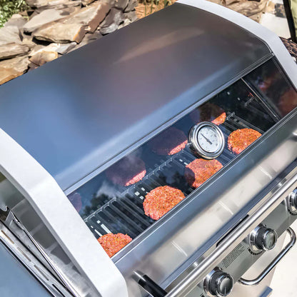 Monument Grills Classic 35633 Series | 4 Burner Propane Gas Grill in Stainless Steel