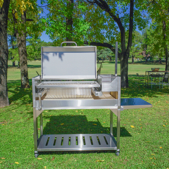 Tagwood BBQ Argentine Santa Maria Wood Fire & Charcoal Grill with Top Lid (BBQ01SS)