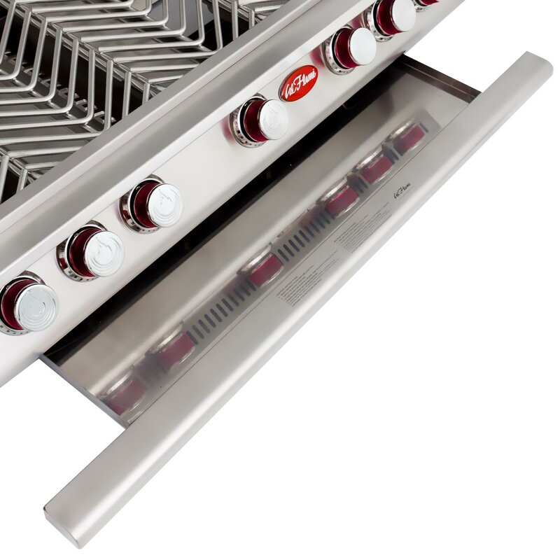 Cal Flame P Series 5-Burner Built-In Gas Grill, 40-Inch