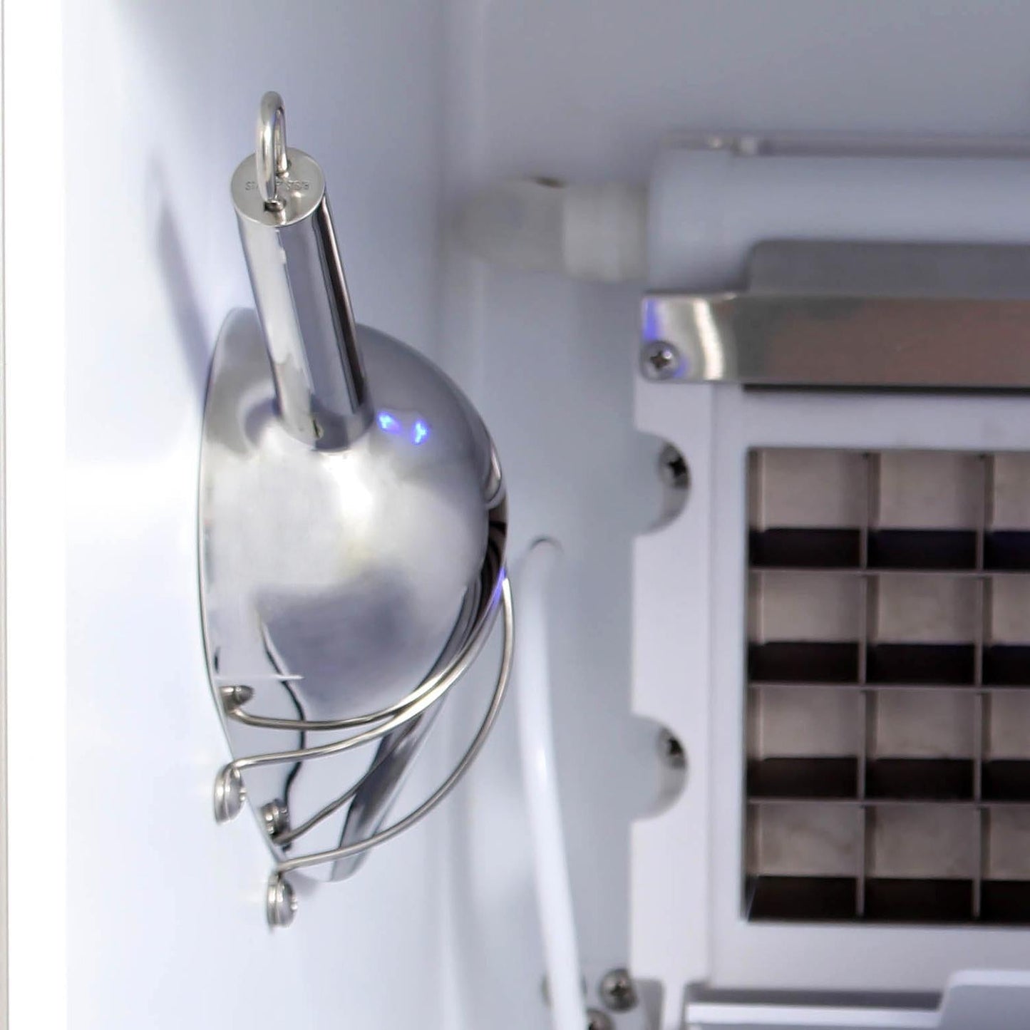 Blaze 15 in. 50 Lbs Outdoor Ice Maker with Gravity Drain, BLZ-ICEMKR-50GR