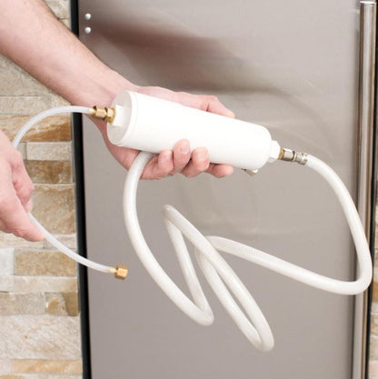 Blaze 15 in. 50 Lbs Outdoor Ice Maker with Gravity Drain, BLZ-ICEMKR-50GR