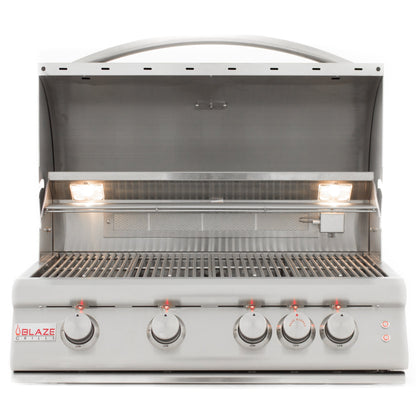 Blaze 32 in. Premium LTE 4-Burner Built-In Natural Gas Grill, BLZ-4LTE2-NG