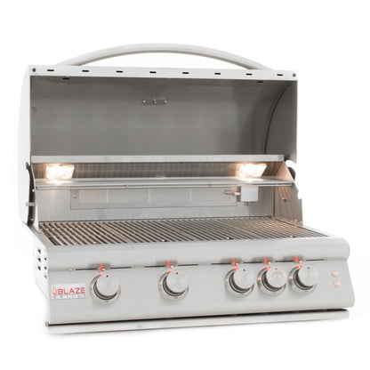 Blaze 32 in. Premium LTE 4-Burner Built-In Natural Gas Grill, BLZ-4LTE2-NG