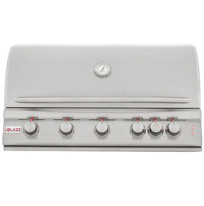 Blaze Professional 40 in., 5 Burner LTE Propane Gas Grill, BLZ-5LTE2-LP