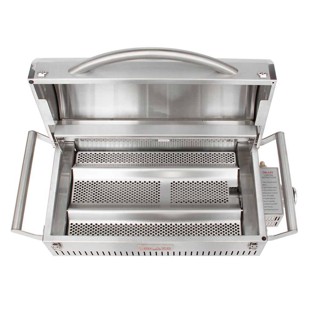 Blaze 27 in. Marine-Grade 316L Professional Portable Grill, BLZ-1PRO-PRTMG-LP