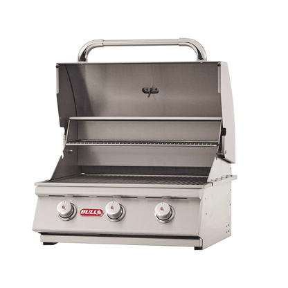 Bull Grills 24-Inch Steer 3-Burner Stainless Steel Built-In Gas Grill (69008/9)