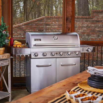Monument Grills Classic 77352 Series | 6 Burner Propane Gas Grill in Stainless Steel