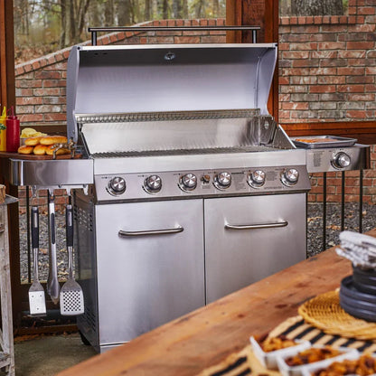 Monument Grills Classic 77352 Series | 6 Burner Propane Gas Grill in Stainless Steel