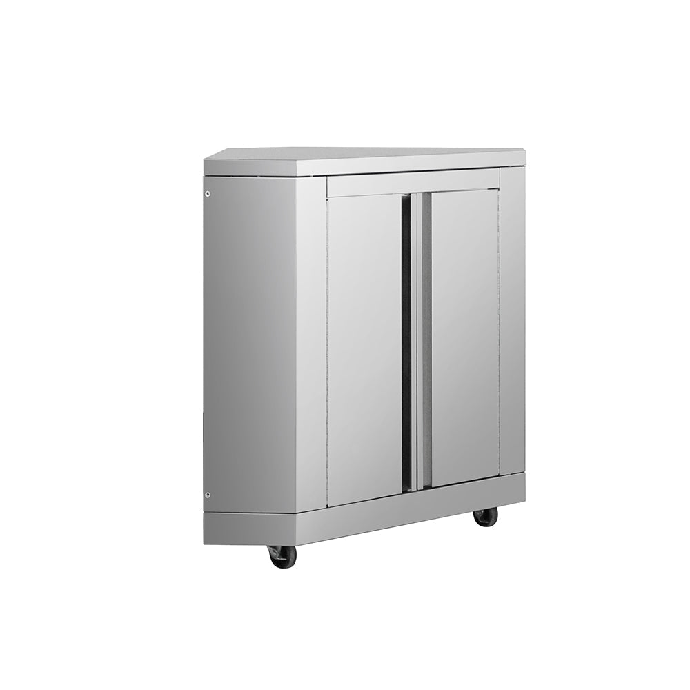 THOR Kitchen Outdoor Kitchen Corner Cabinet Module in Stainless Steel, MK06SS304