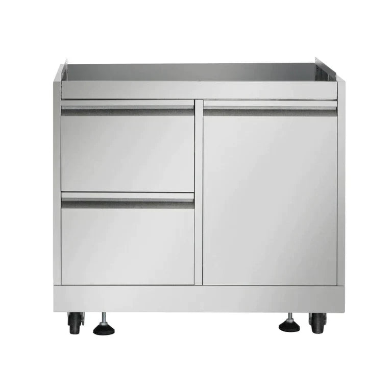 THOR Outdoor Kitchen Package with Propane Gas Grill and Refrigerator, AP-Outdoor-LP-R-6-B