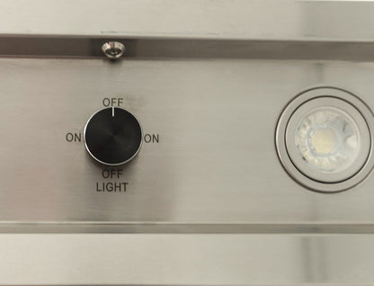 Blaze 36" 1,000 CFM Stainless Steel Outdoor Vent Hood, BLZ-36-VHOOD