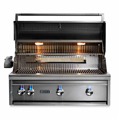 Lynx 36-Inch Built-In Professional Gas Grill with 2 Ceramic & 1 Trident Infrared Burners - L36TR-LP/NG