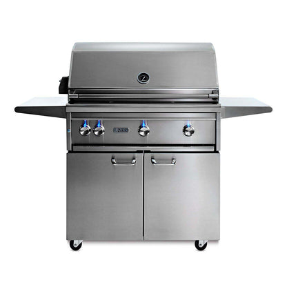 Lynx 36-Inch Professional Gas Grill On Cart with 2 Ceramic & 1 Trident Infrared Burners - L36TRF-LP/NG