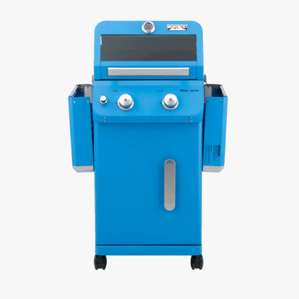 Monument Grills Mesa 200B Series | 2 Burner Propane Gas Grill in Blue