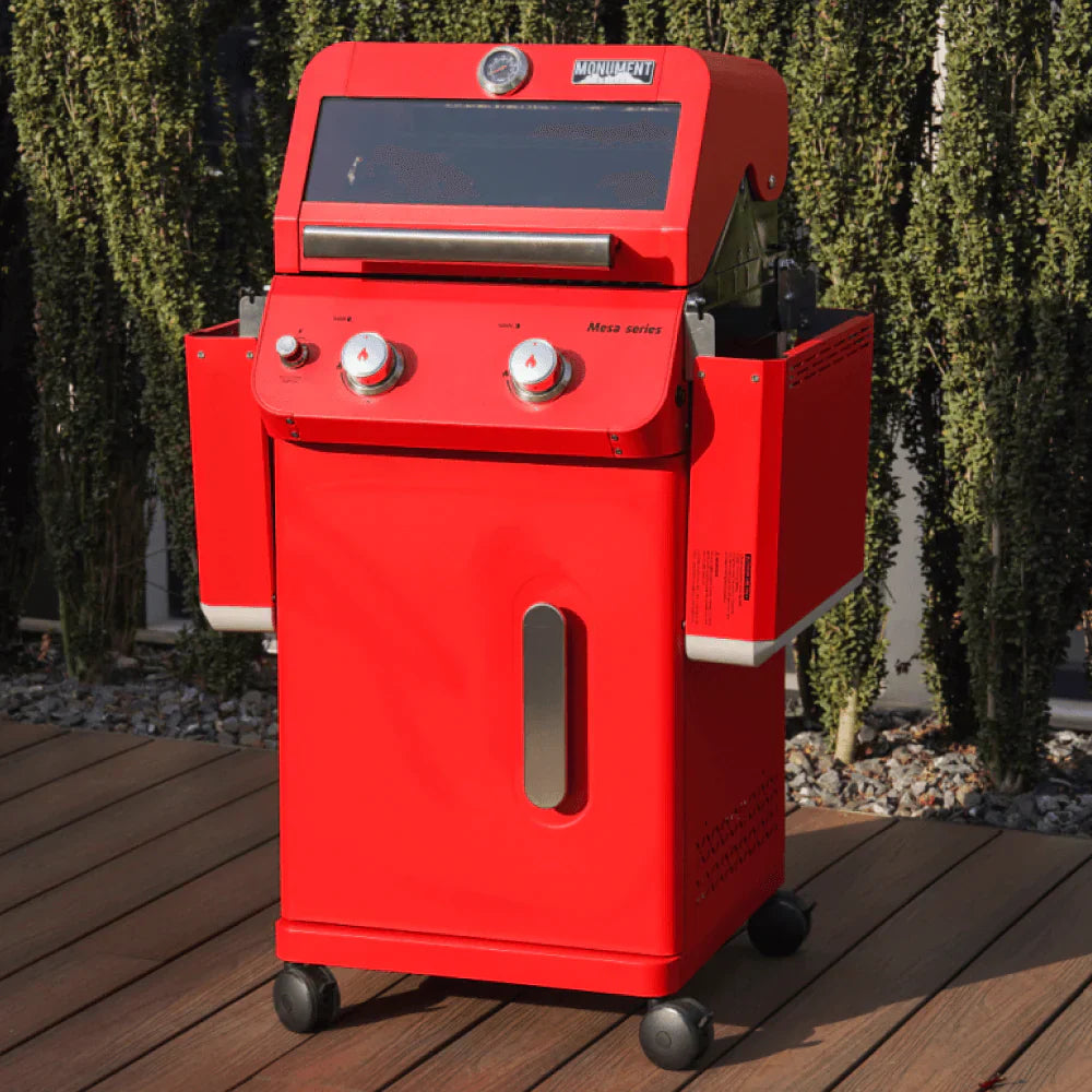 Monument Grills Mesa 200R Series | 2 Burner Propane Gas Grill in Red