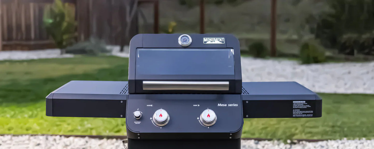 Monument Grills Mesa 220 Series | 2 Burner Propane Gas Grill in Black