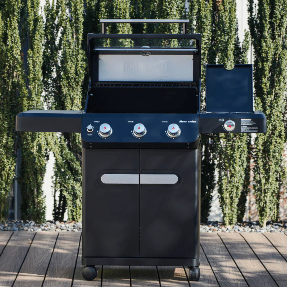 Monument Grills Mesa 325 Series | 3 Burner Propane Gas Grill in Black