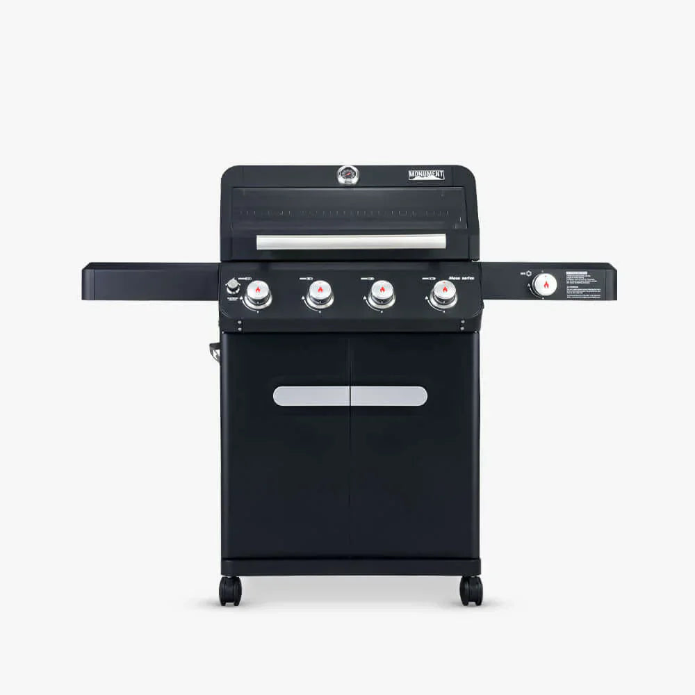 Monument Grills Mesa 425 Series | 4 Burner Propane Gas Grill in Black