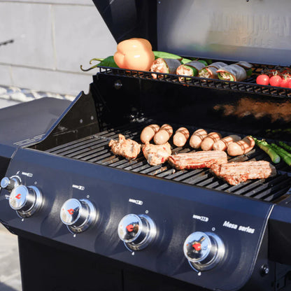 Monument Grills Mesa 425 Series | 4 Burner Propane Gas Grill in Black
