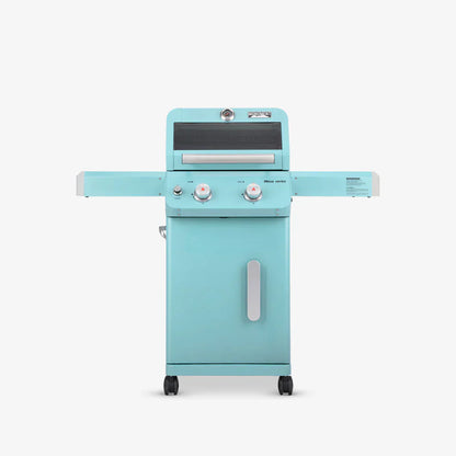 Monument Grills Mesa 200G Series | 2 Burner Propane Gas Grill in Turquoise Green