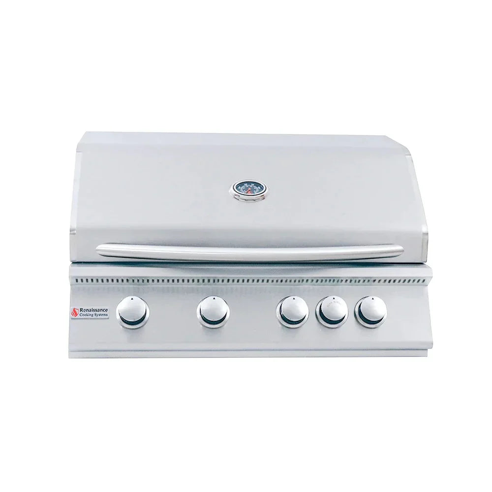 RCS Premier Series 32" Freestanding Gas Grill with Rear Infrared Burner
