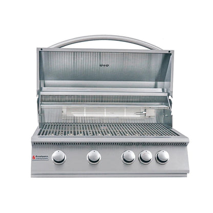 RCS Premier Series 32" Built-In Gas Grill with Rear Infrared Burner
