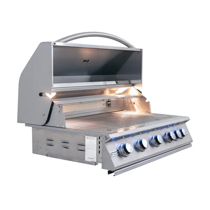 RCS Premier Series 40" Built-In Gas Grill with Rear Infrared Burner