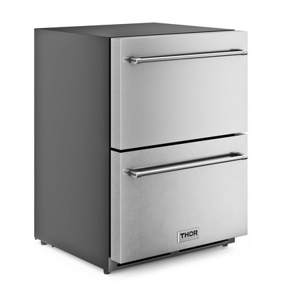 THOR Kitchen 24" Indoor or Outdoor Professional Freezer Drawer, TRZ24U