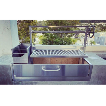 Tagwood BBQ Santa Maria Argentine Wood Fire & Charcoal Grill Built-In (BBQ05SS)